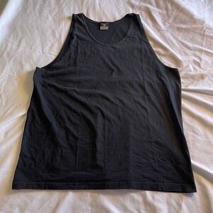 Cheetah Mens XXL Black Tank Top Sleeveless Activewear Muscle Shirt Solid Scoop